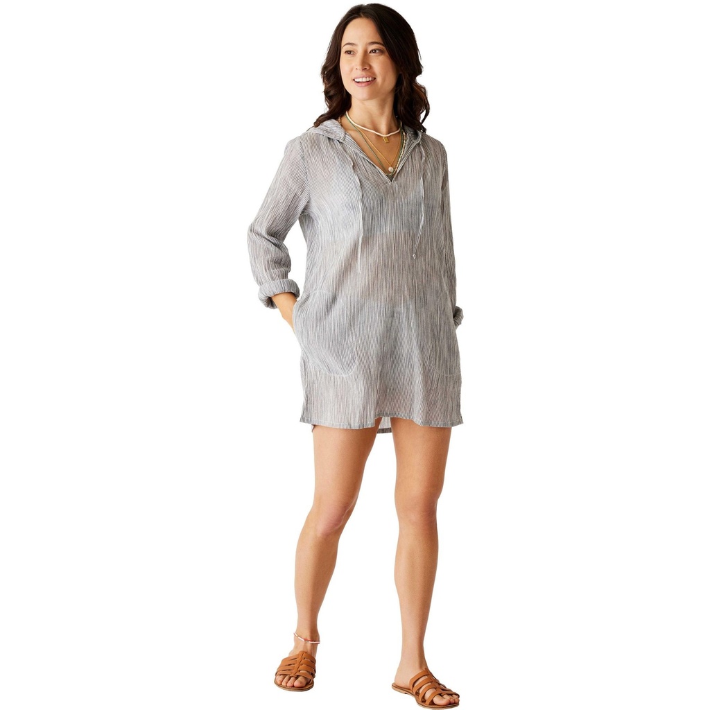 [000207477000000] Carve Designs Women's Gia Coverup (Navy Newport, S)