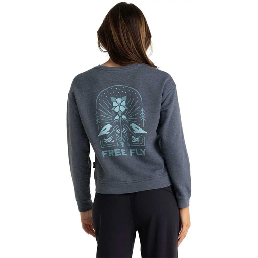 Free Fly Women's Mellow Meadow Fleece Crew Sweatshirt