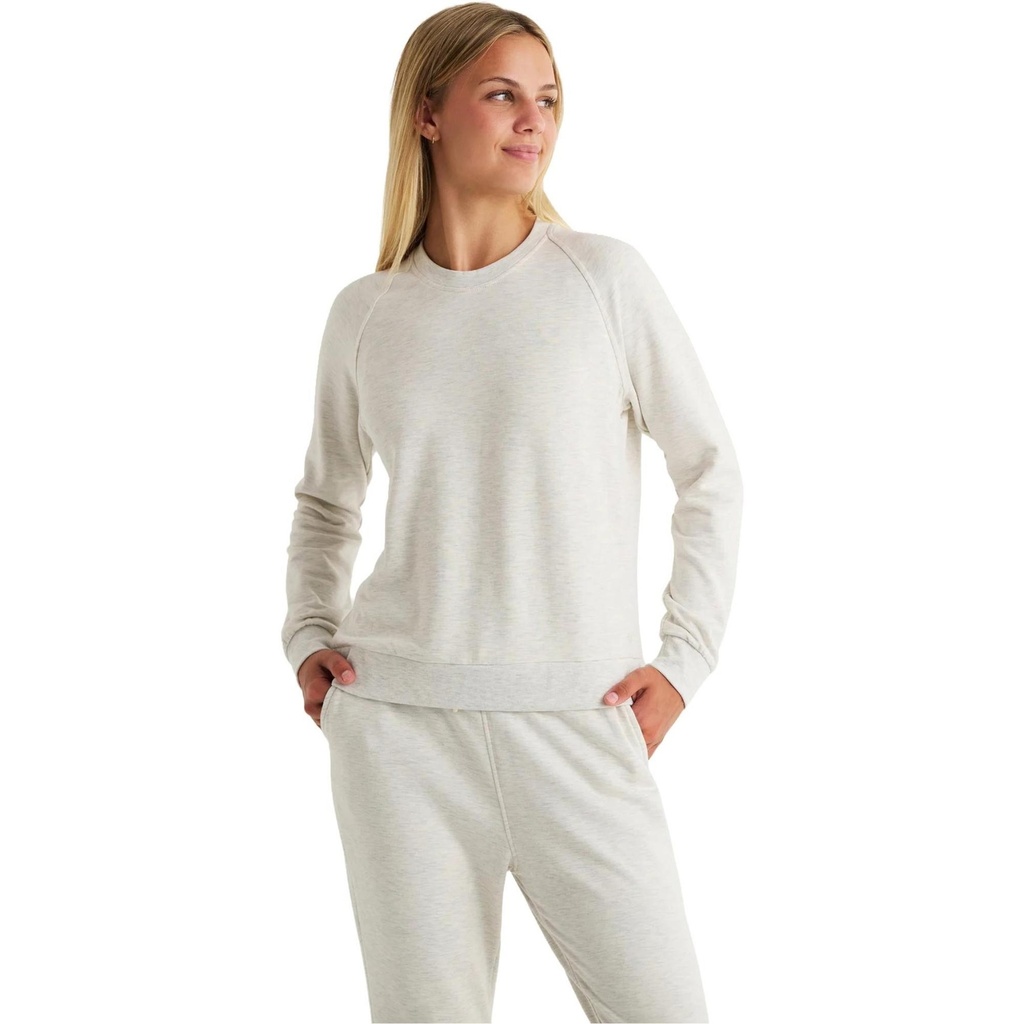 Free Fly Women's Bamboo Lightweight Fleece Crew