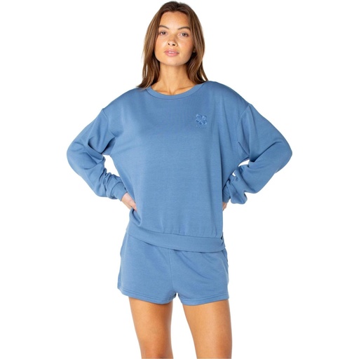 ROXY Women's Surfing by Moonlight Crewneck Sweatshirt
