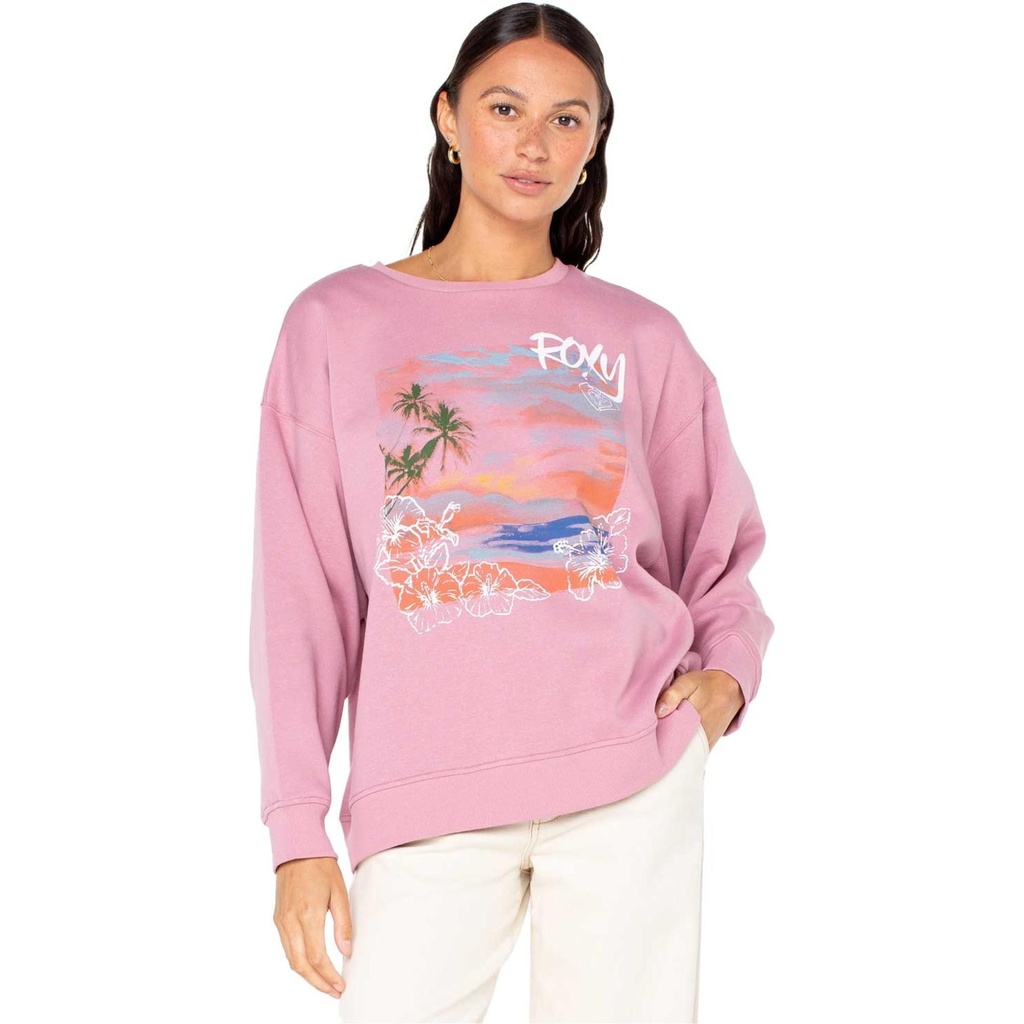 ROXY Women's Morning Hike Crewneck Sweater