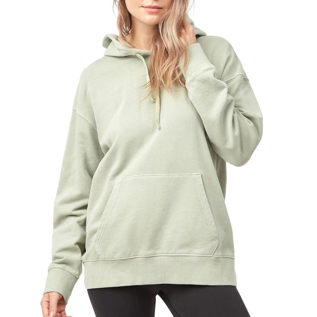 [000208037000000] tentree Women's Organic Cotton French Terry Oversized Hoodie (Seedling, S)