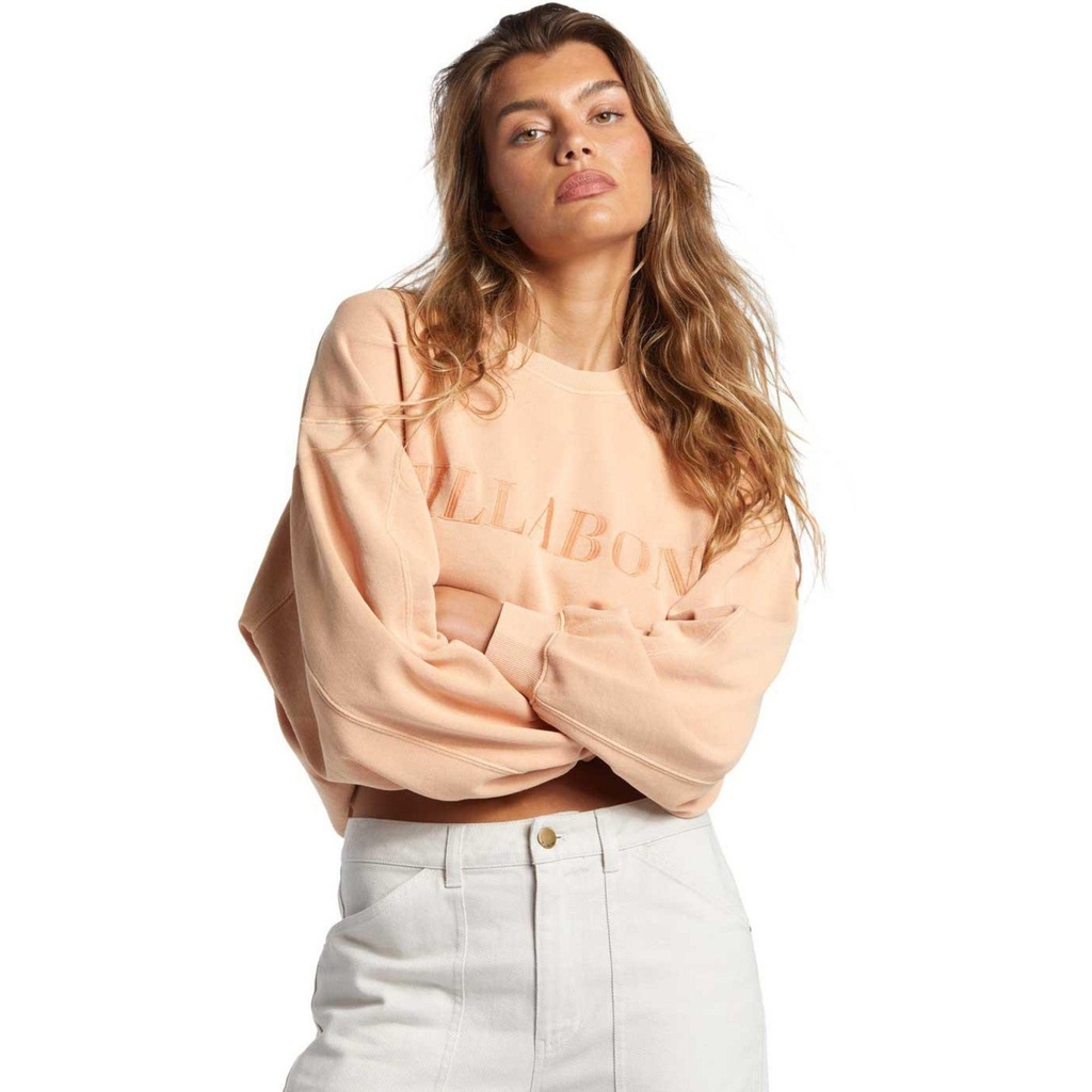 [000208185000000] Billabong Women's Palmin Kendal Crewneck Sweatshirt (S)