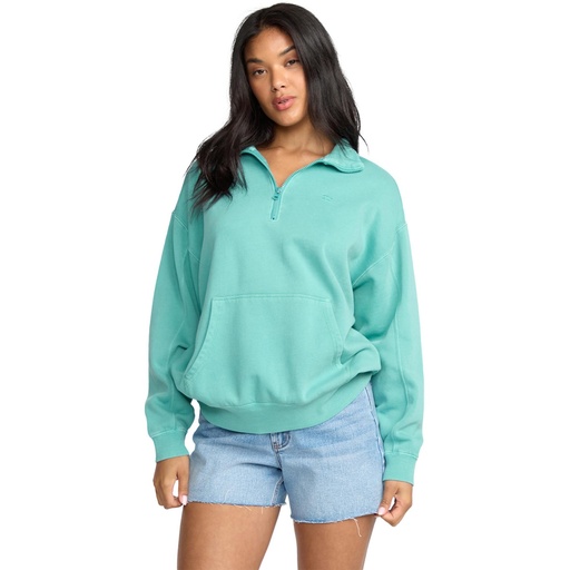 Billabong Women's Hula Half Zip Sweatshirt