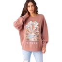 O'Neill Women's Choice Crew Neck Oversized Fit Fleece Pullover
