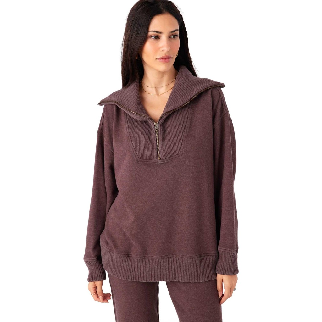 O'Neill Women's Karma French Terry Half Zip Pullover