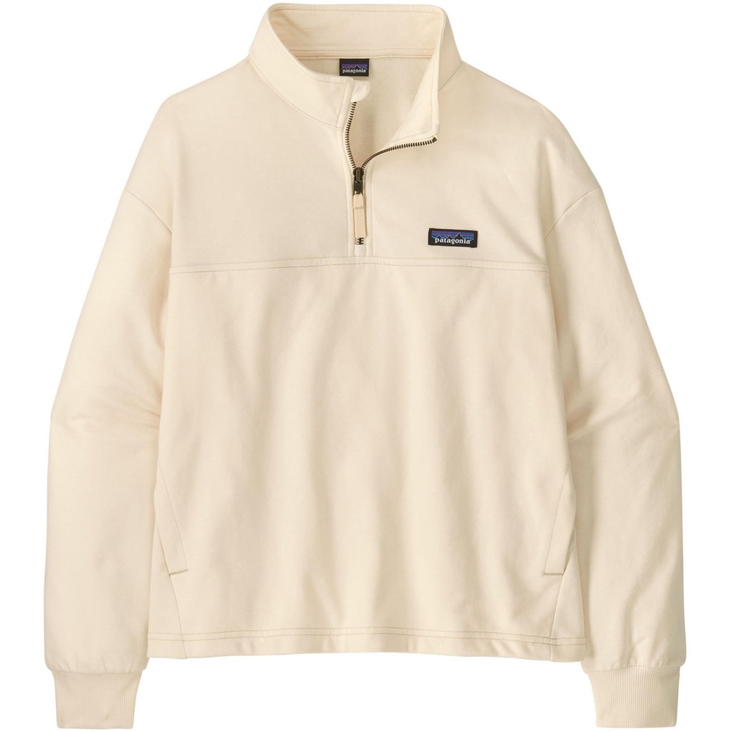 [000208454000000] Patagonia Women's Ahnya Pullover Quarter Zip Fleece (Natural, XS)