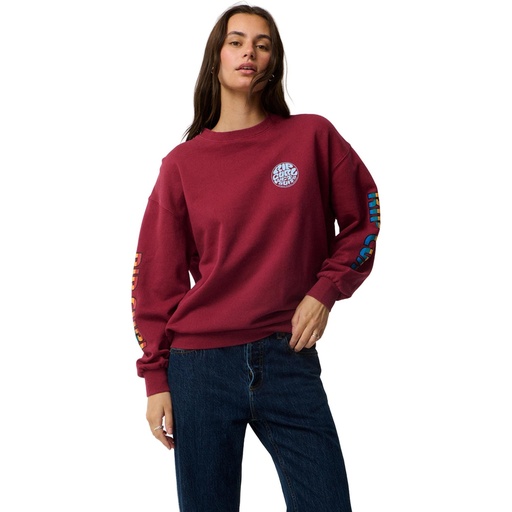 Rip Curl Women's SG Heritage Oversized Fleece Sweater