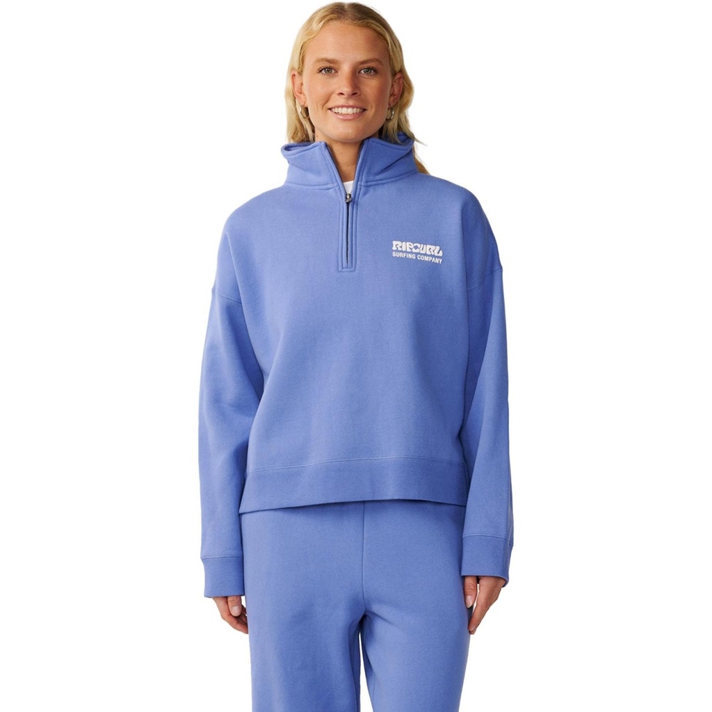 Surf Puff Quarter Zip Sweatshirt