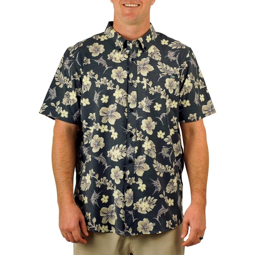 AFTCO Men's Boatbar SS Button Down Shirt