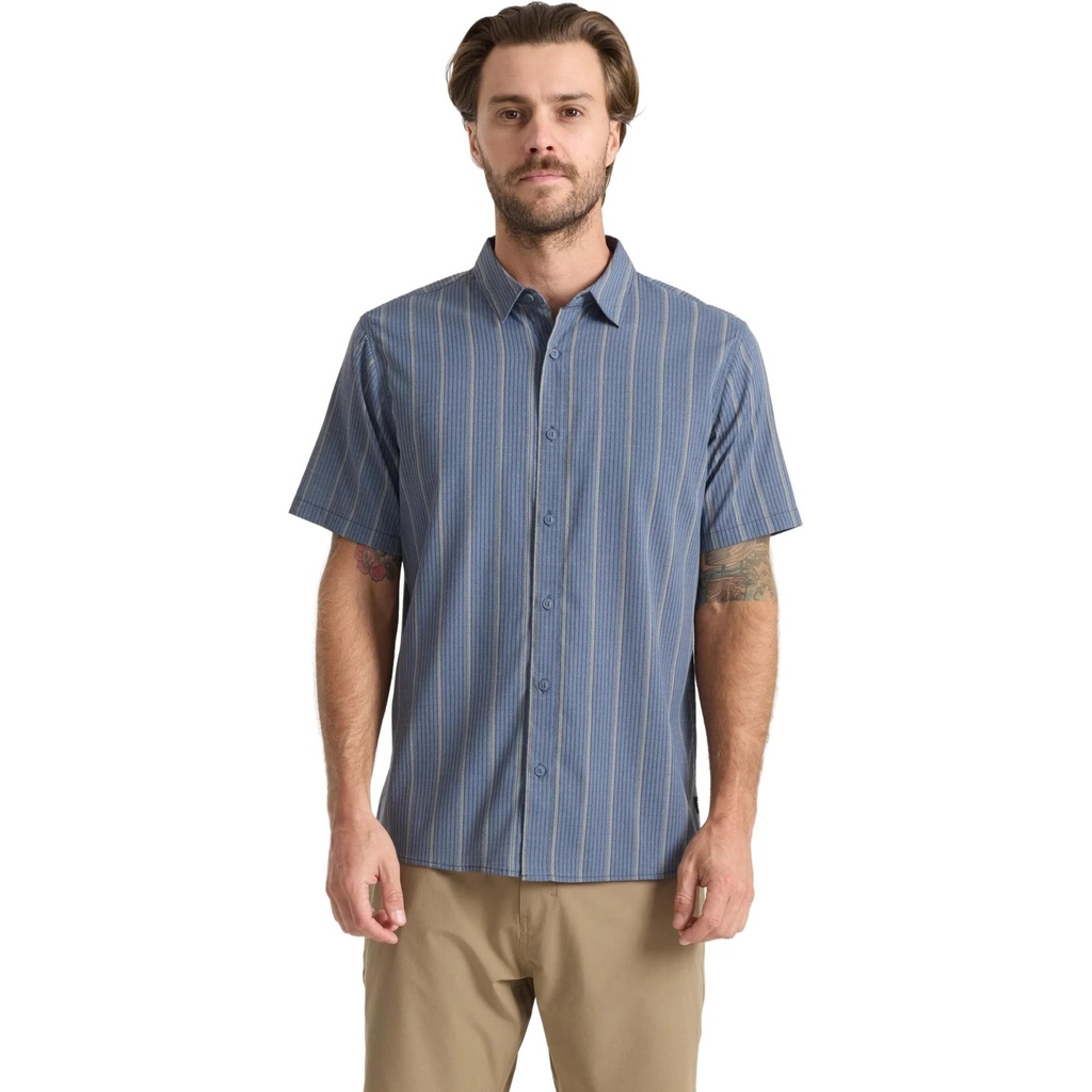 Roark Men's Bless Up Button Up Short Sleeve Shirt