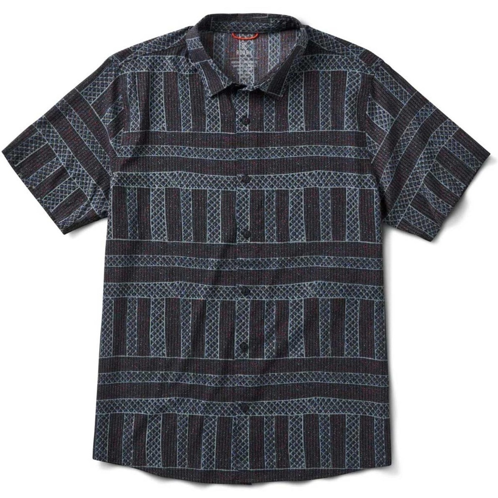 Roark Men's Bless Up Button Up Short Sleeve Shirt