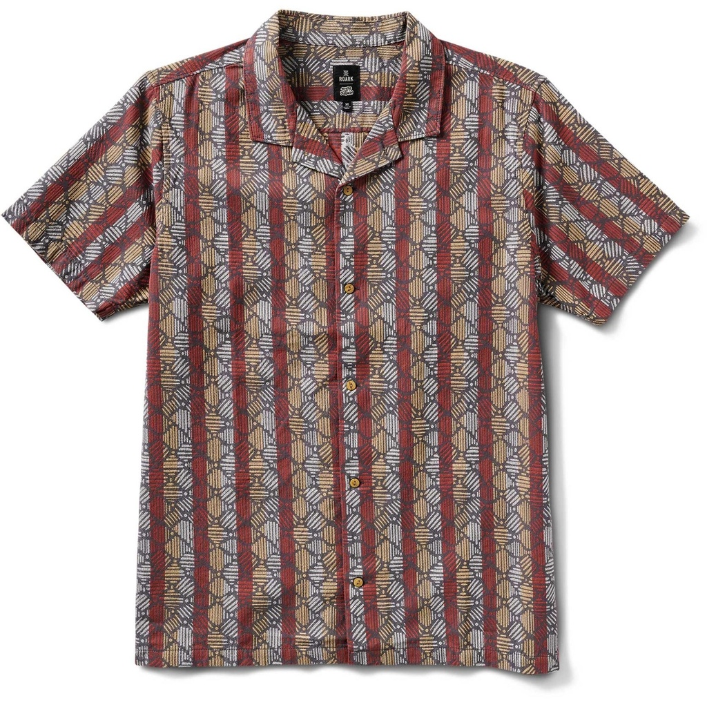 Roark Men's Gonzo Short Sleeve Button Up Shirt