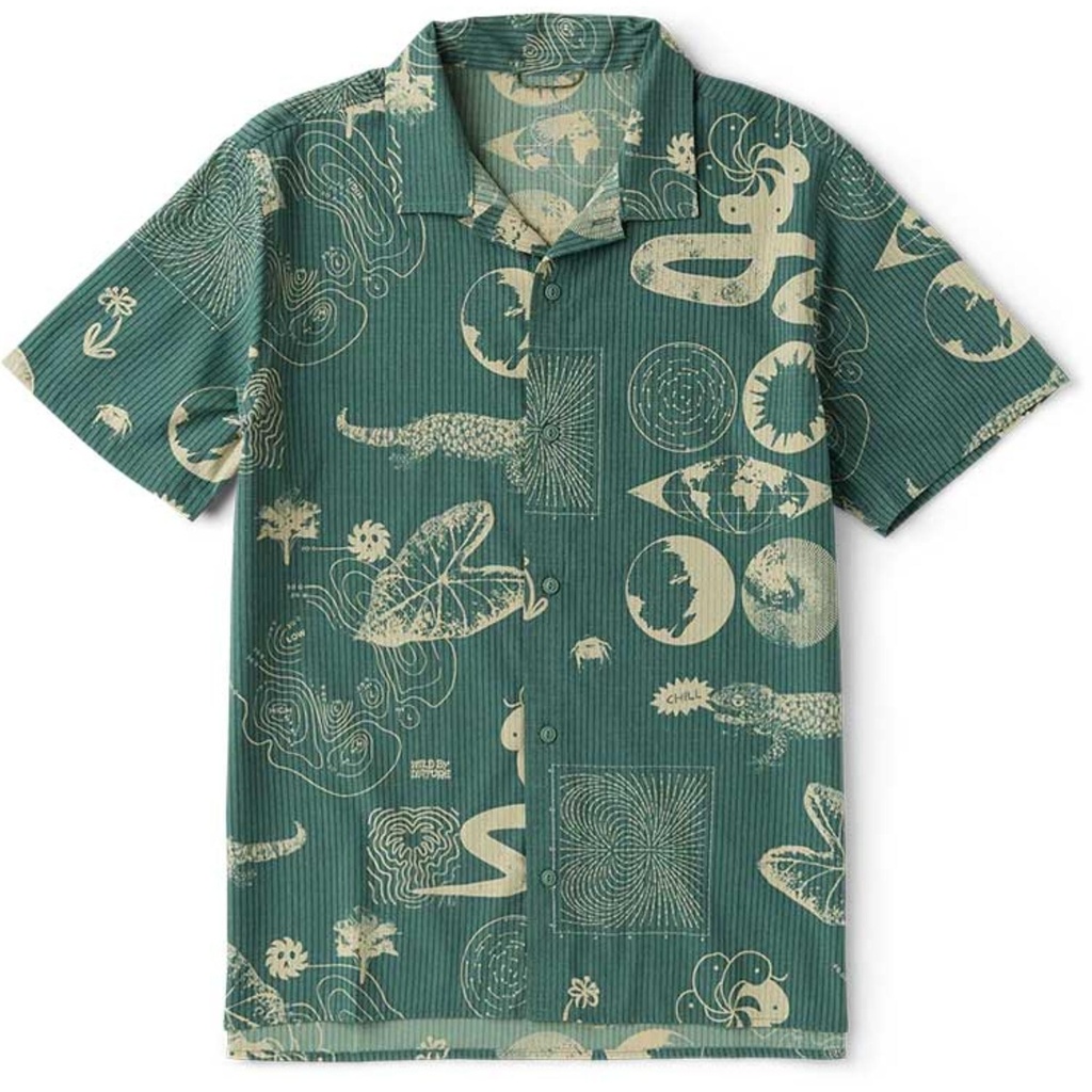 Roark Men's Bless Up Trail Button Up Short Sleeve Shirt