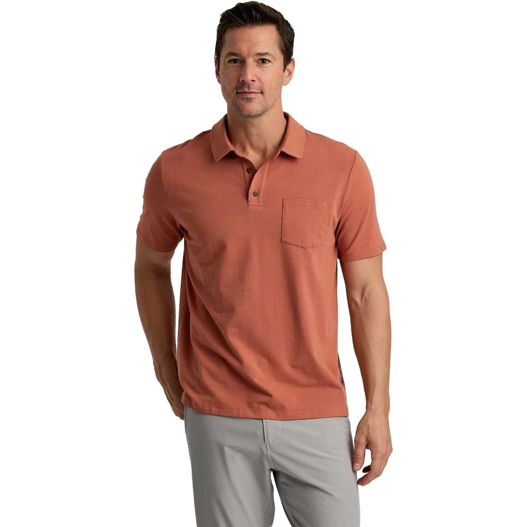 Free Fly Men's Bamboo Current Polo Shirt