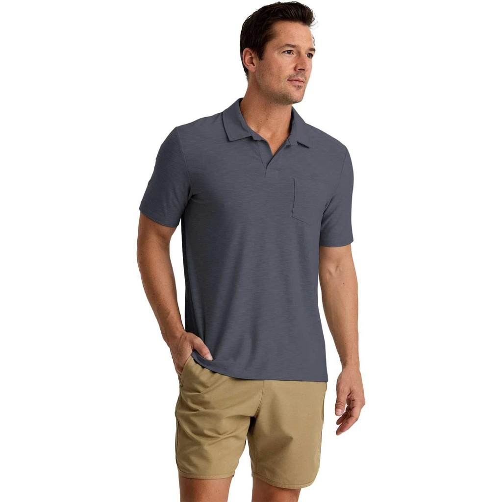 Free Fly Men's Bamboo Slub Polo II