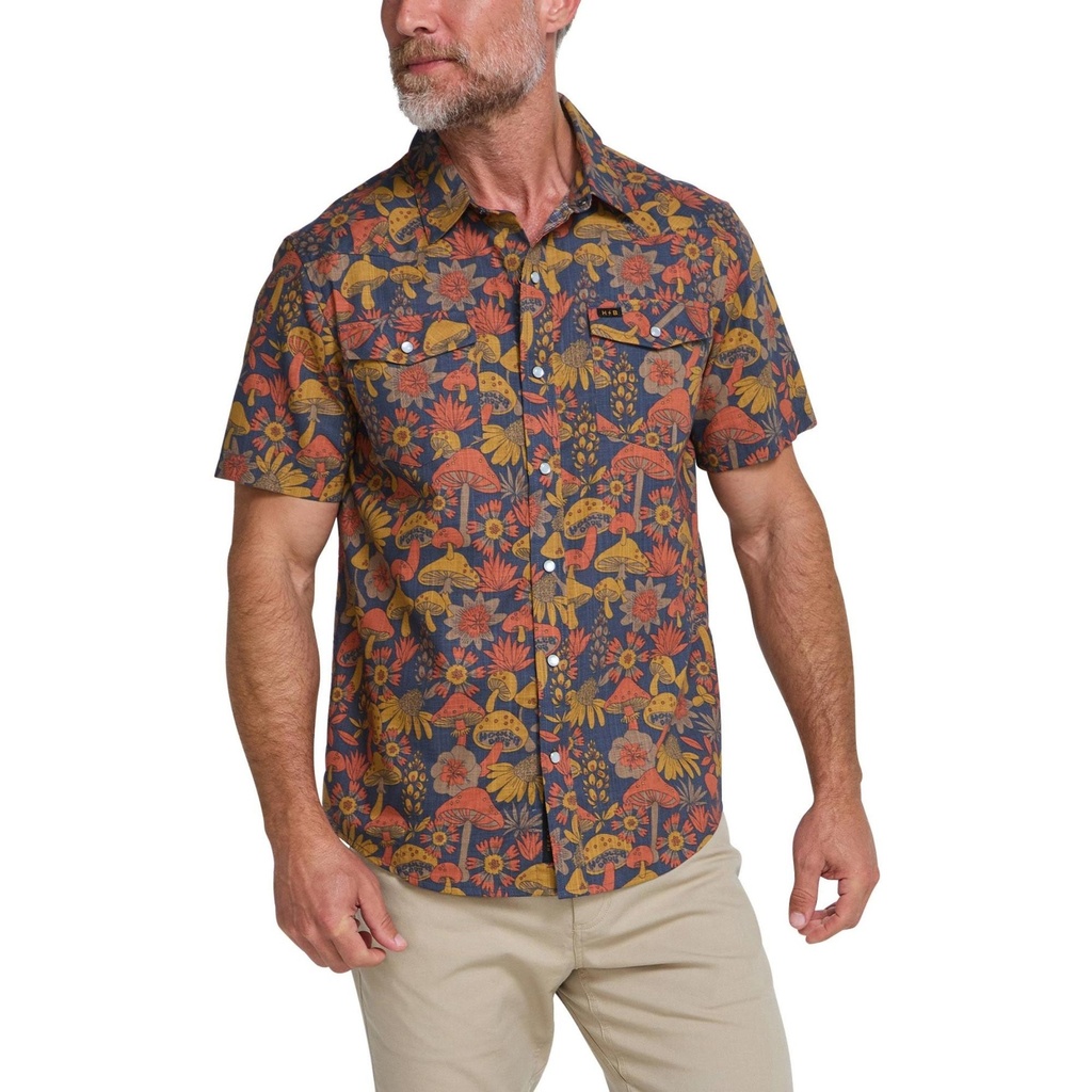 Howler Brothers Men's H Bar B Short Sleeve Snapshirt