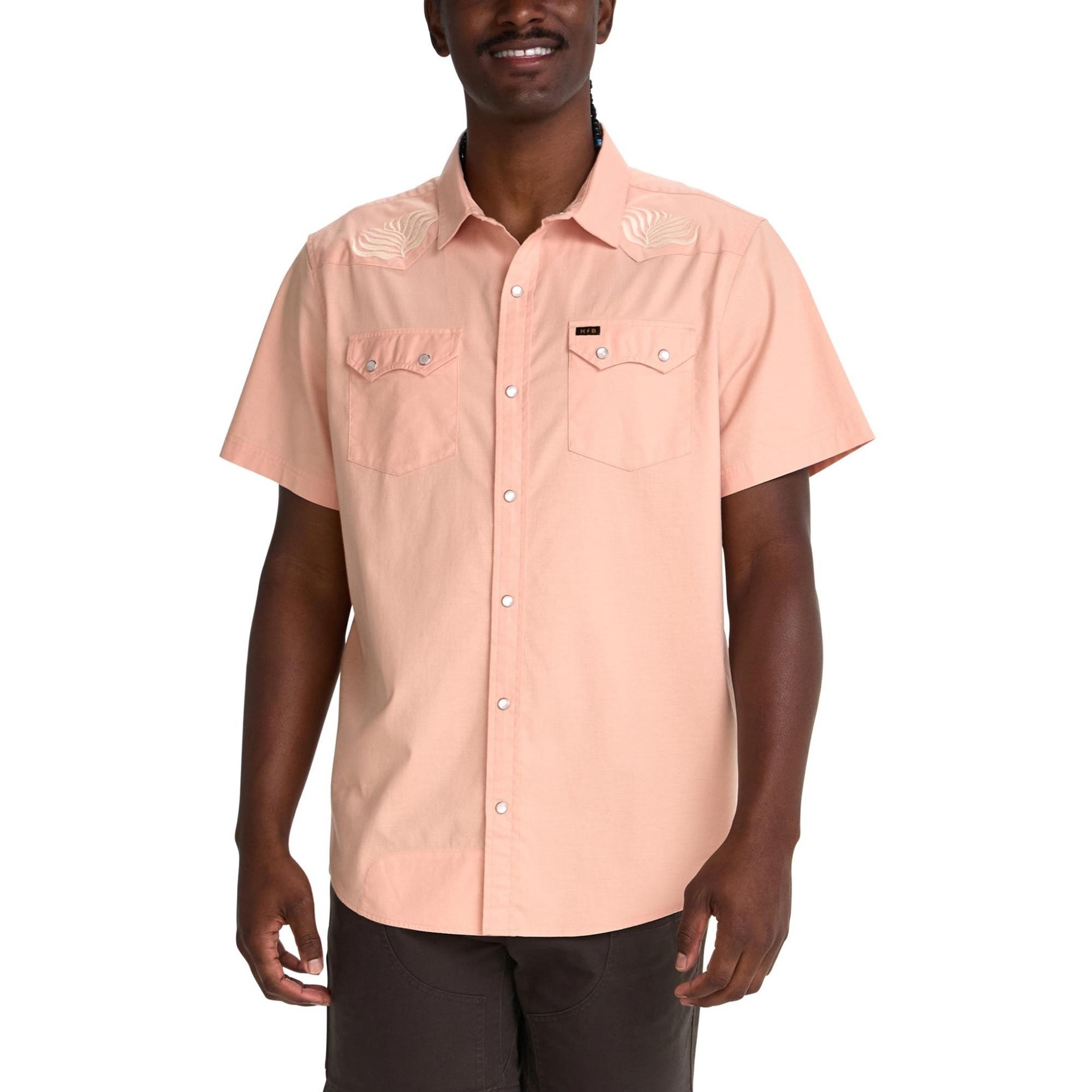 Howler Brothers Men's Crosscut Deluxe Short Sleeve Snapshirt | Sun