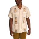 Howler Brothers Men's Guayabera Button Down Short Sleeve Shirt