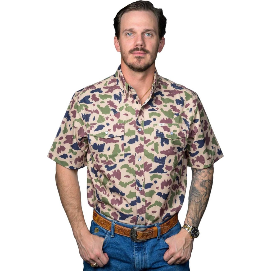 Ferrell Men's Short Sleeve Snap Shirt