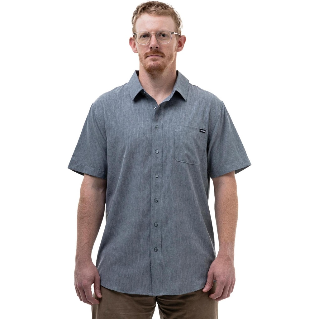 Mountain Tek Men's Traverse Button-Up Short Sleeve Shirt