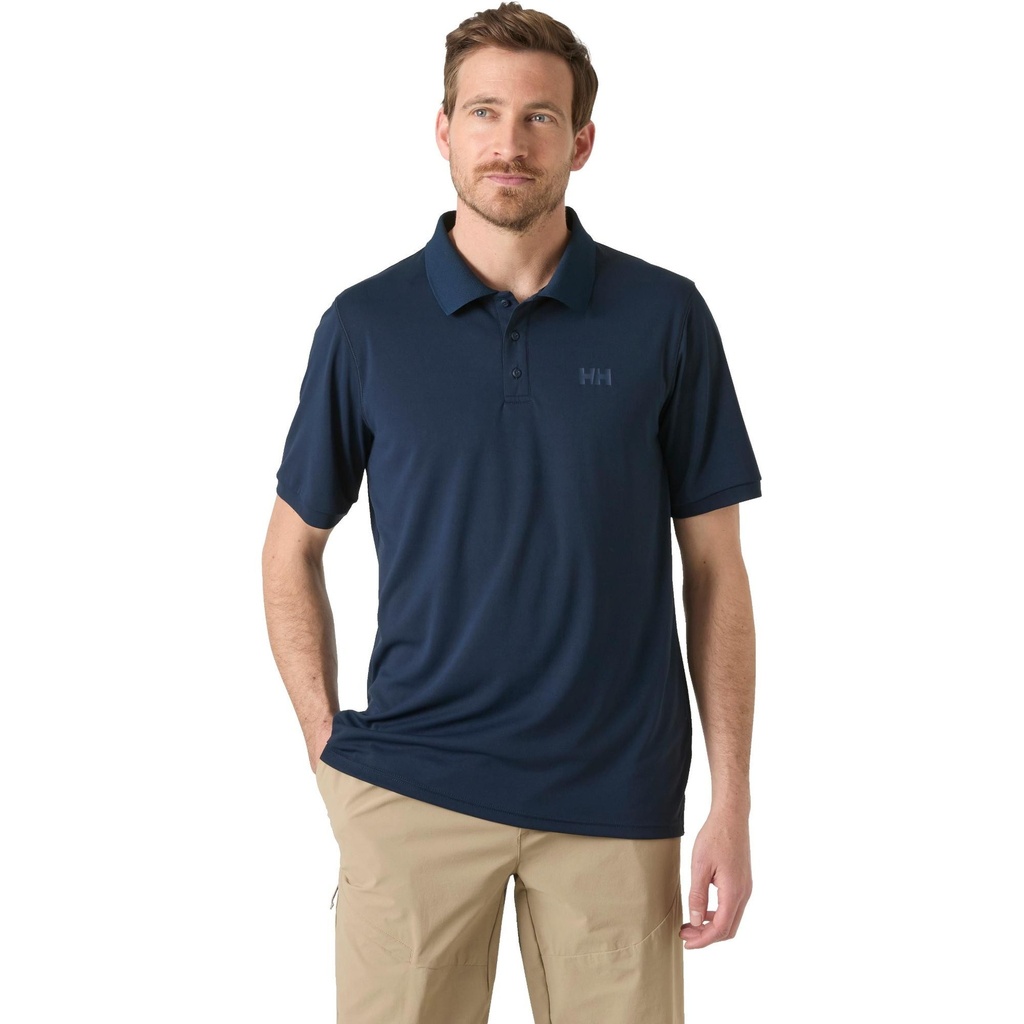 [000208951000000] Helly Hansen Men's LIFA® Active Solen Short Sleeve Polo Shirt (Navy, S)