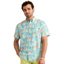 Huk Men's Kona Printed Button Down Short Sleeve Shirt