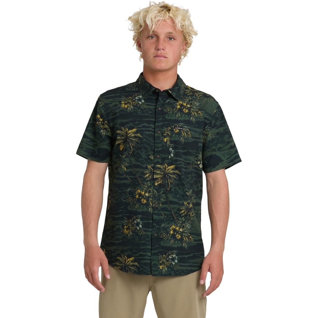 Quiksilver Men's Sundown Stretch Classic Short Sleeve Shirt