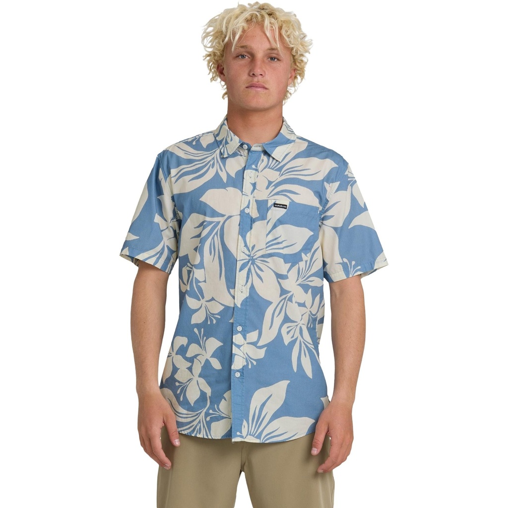 Quiksilver Men's Kailua Classic Printed Short Sleeve Shirt