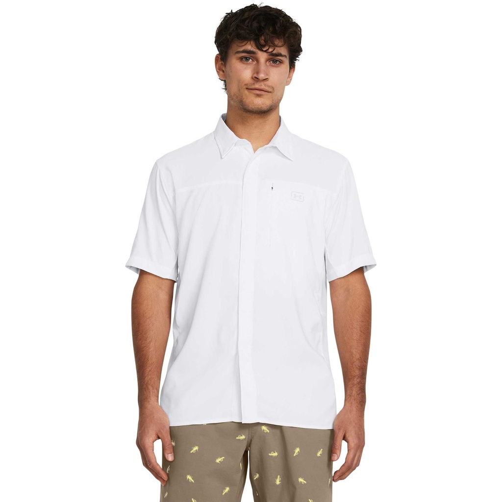 Under Armour Men's UA Fish Pro Hybrid Woven Button Up Shirt
