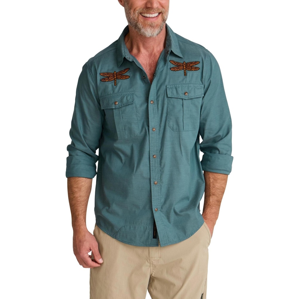 Howler Brothers Men's Gaucho Long Sleeve Snapshirt