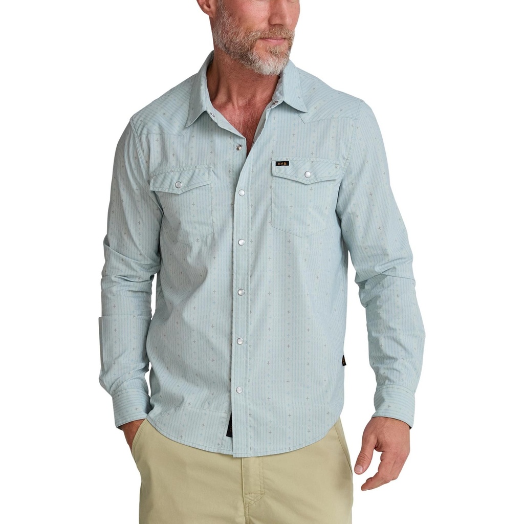 Howler Brothers Men's H Bar B Tech Long Sleeve Button Down Shirt