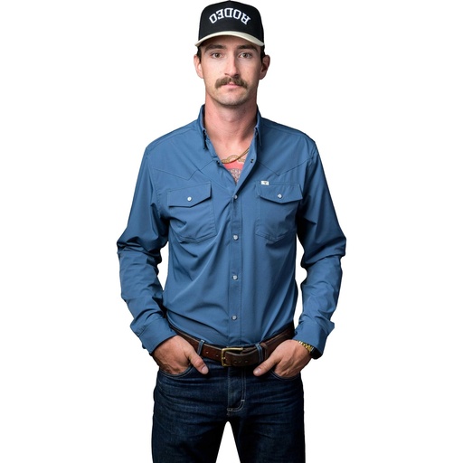 Ferrell Men's Core - Long Sleeve Snap Shirt