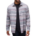 TravisMathew Men's Cloud Flannel Stripe Button Up Shirt