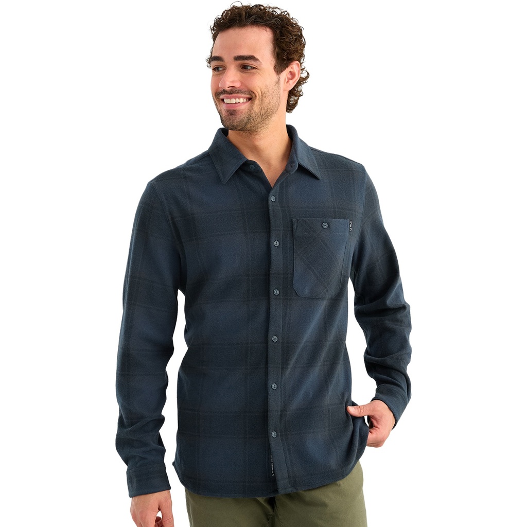 Huk Men's Stono Jacquard Knit Button Down Shirt