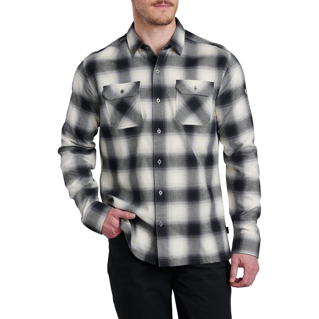 [000209657000066] KUHL Men's Dillingr™ Flannel Long Sleeve Shirt (Green, XL)