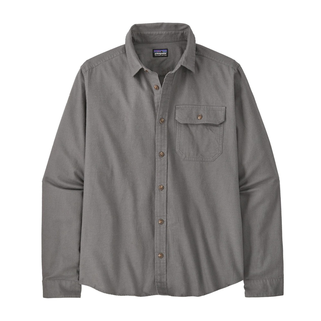 [000209831000000] Patagonia Men's Lightweight Fjord Flannel LS Shirt (Natural, S)