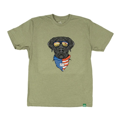 Wild Tribute Men's Land Of The Free Black T Shirt