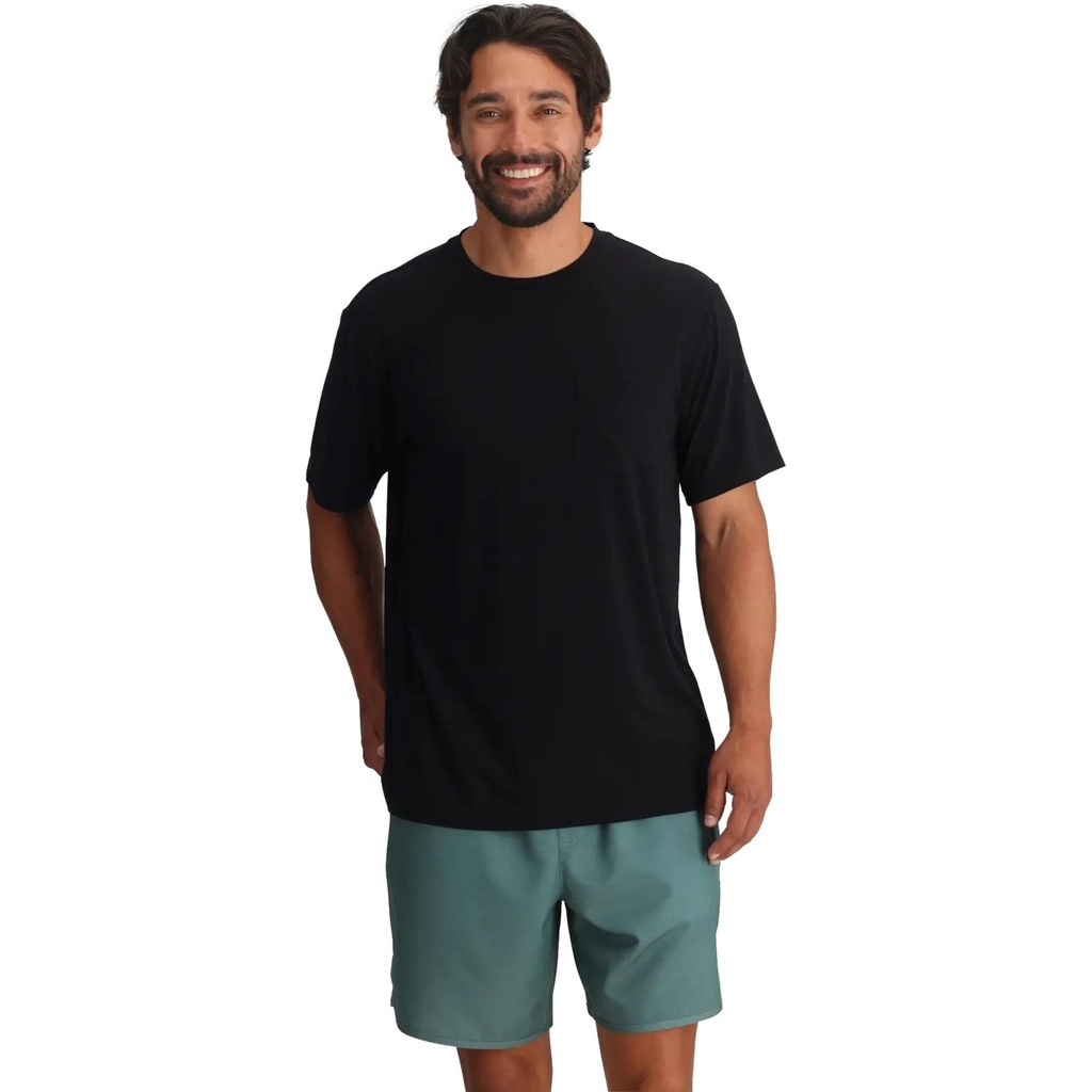 Free Fly Men's Bamboo Flex Pocket T-Shirt