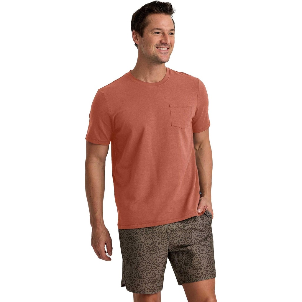 Free Fly Men's Bamboo Current Pocket T Shirt