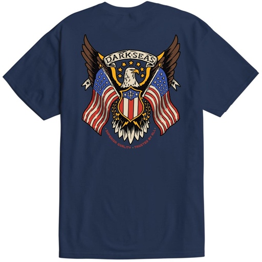 Dark Seas Men's Land Of The Free Stock T-Shirt