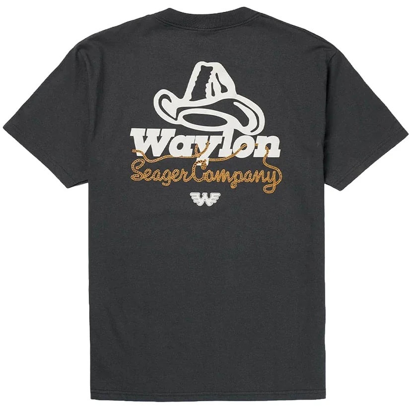 Seager Men's Waylon Jennings Lasso Lash Premium T-Shirt