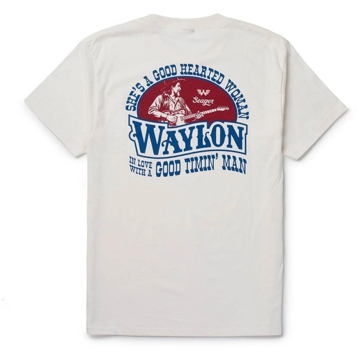Seager Men's Waylon Jennings Good Hearted Woman T-Shirt