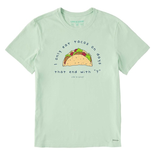 Life Is Good Men's Eat Tacos on Days that End with Y T Shirt
