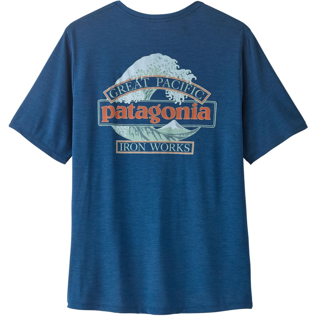 Patagonia Men's Cap Cool Daily Shirt-Great Waves