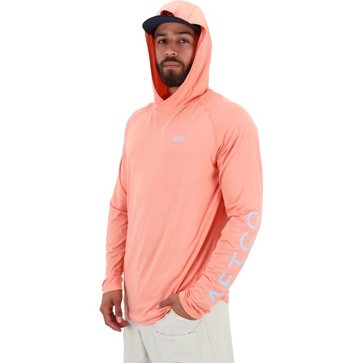 AFTCO Men's Samurai Sun Protection Hoodie Shirt