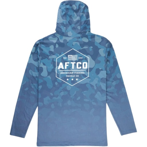 AFTCO Men's OG Camo UVX LS Hoodie