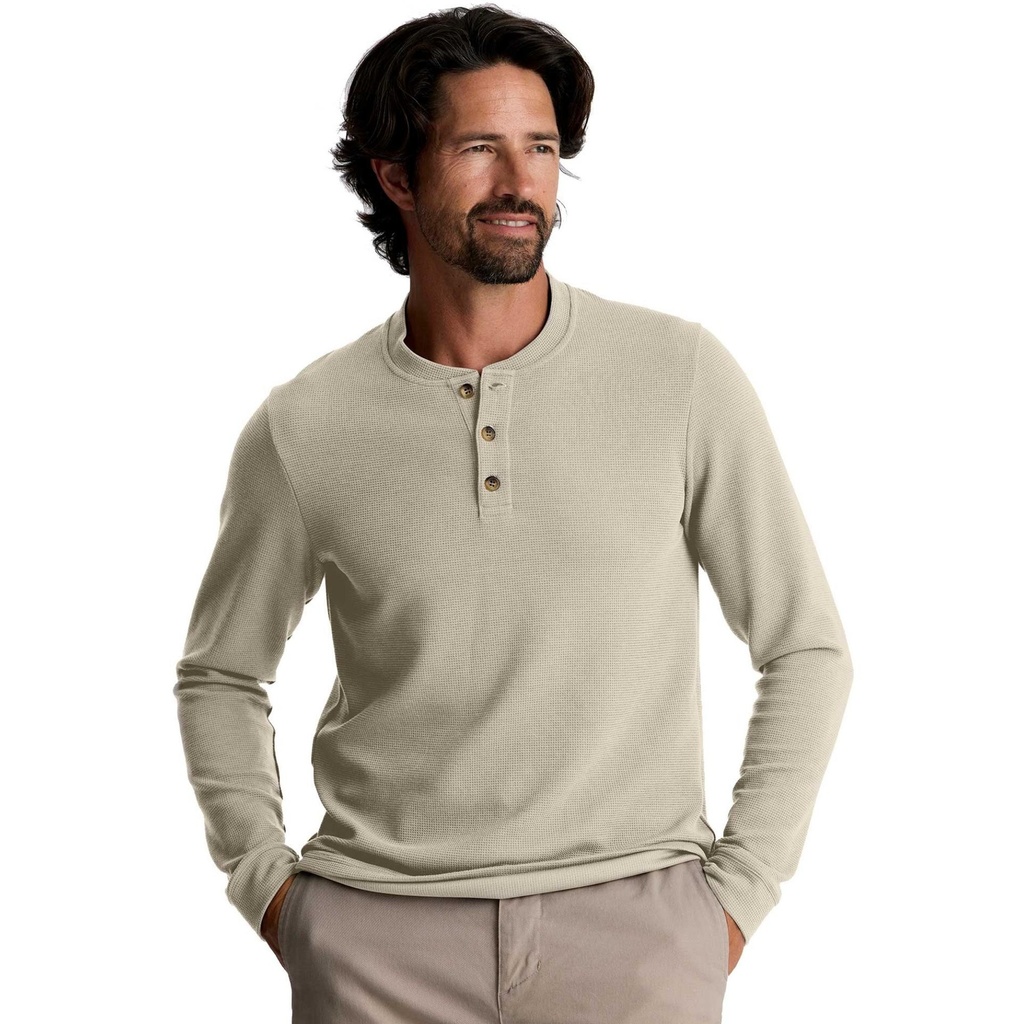 Free Fly Men's Waffle Long Sleeve Henley Shirt