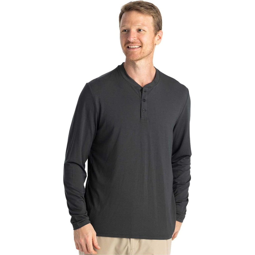 Free Fly Men's Bamboo Flex Long Sleeve Henley