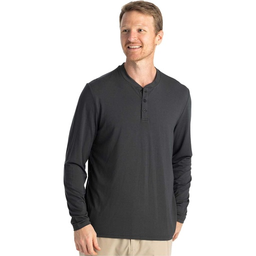 Free Fly Men's Bamboo Flex Long Sleeve Henley